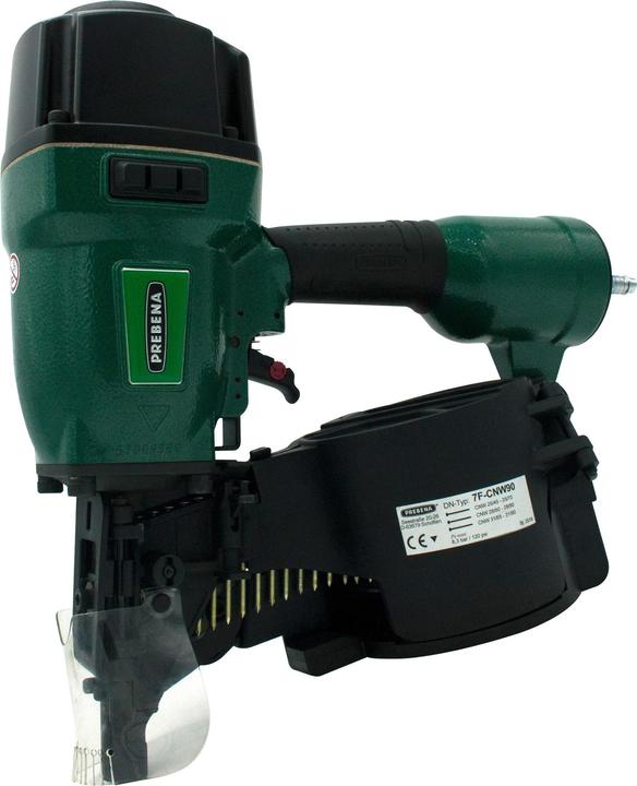 Actual product image Prebena 7F-CNW90-S01 Pneumatic nailer for coil nails type CNW from 45-90mm - without accessories