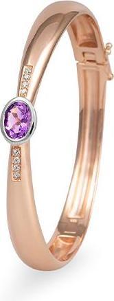 Produktbild Breuning Armreif - E.Amethyst/E.Safir Weiss