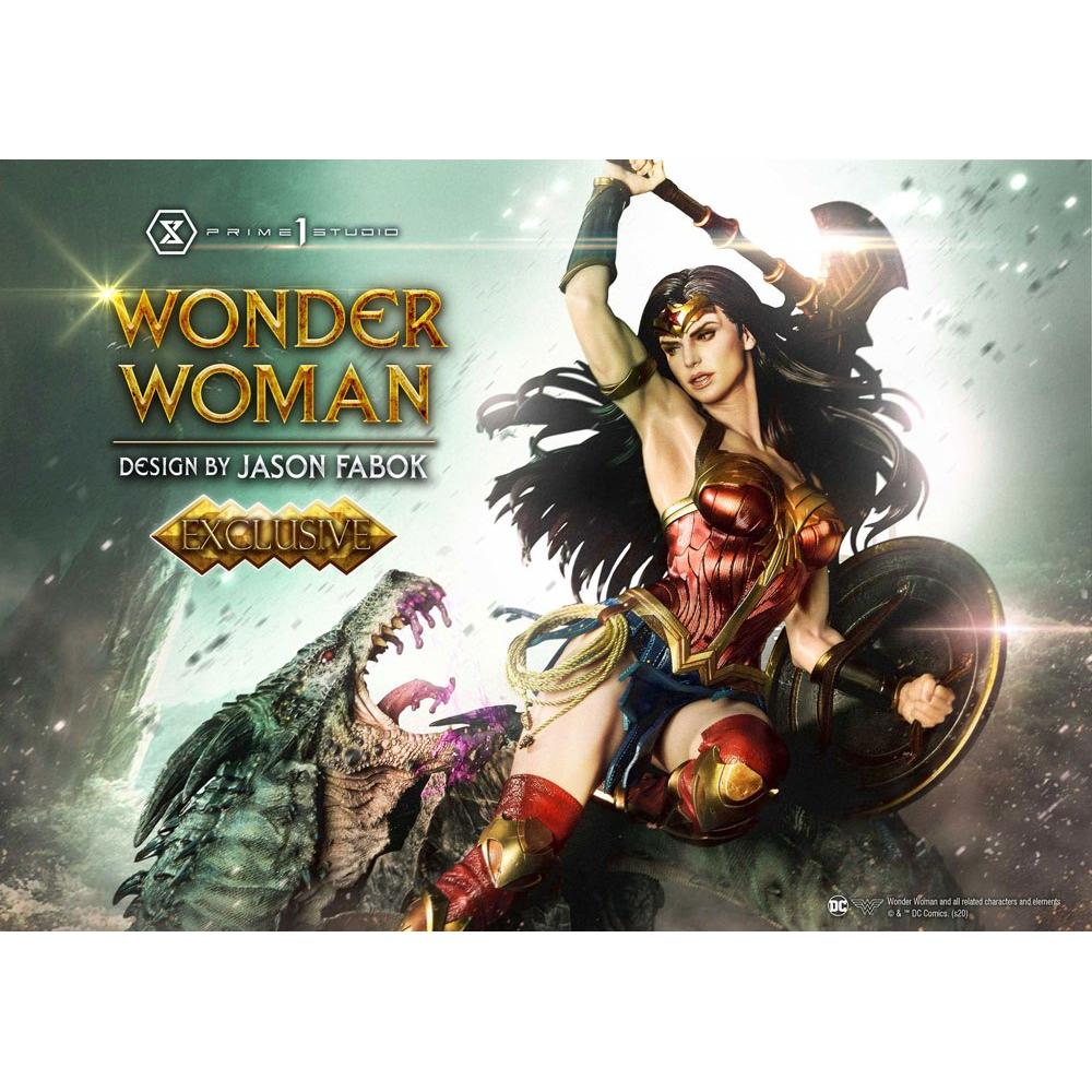 Thumbnail - Prime 1 Studio Wonder Woman Statue 1/3 Wonder Woman vs. Hydra Exclusive Bonus Version 90 cm
