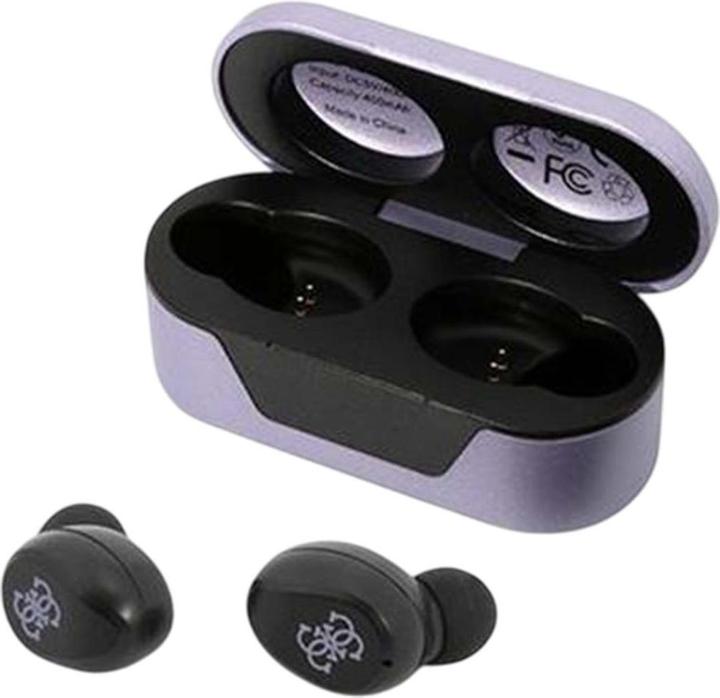 Actual product image Guess słuchawki Bluetooth GUTWST31EU TWS + stacja dokująca fioletowy/purple (5 h, Wireless)
