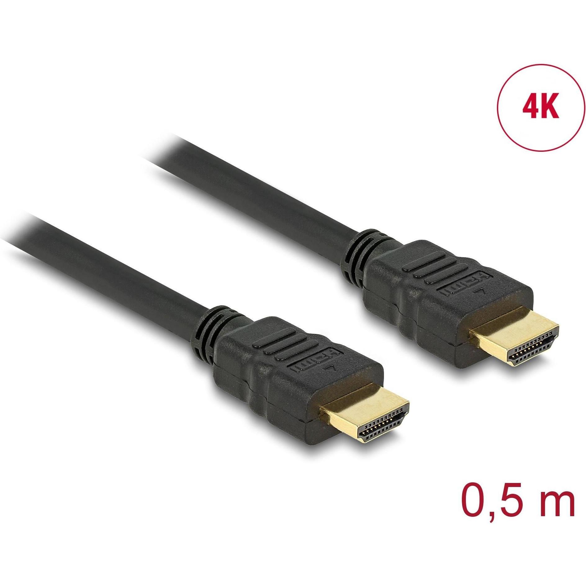 Thumbnail - Delock HDMI (Typ A) — HDMI (Typ A) (0.50 m, HDMI), Video Kabel