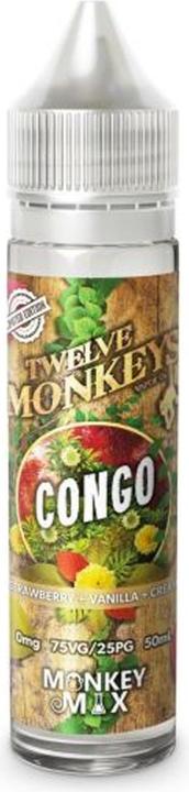 Actual product image Twelve Monkeys Congo 50ml Shortfill (Strawberry, Vanilla)