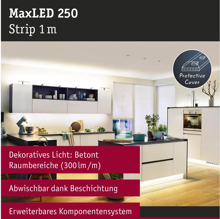 Produktbild Paulmann MaxLED 250 Stripe (Warmweiss, 100 cm, Indoor)
