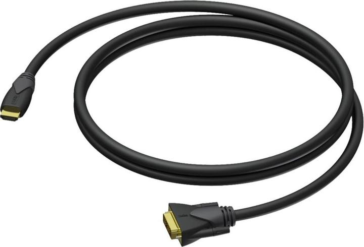 Procab HDMI - DVI-D 3 m black (CLV160/3) (3 m, HDMI, 2.0)