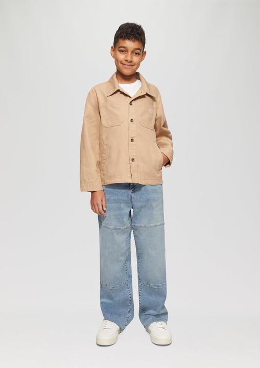 Actual product image S.Oliver Jeans-Hose Jeans Baggy / Relaxed Fit / Mid Rise / Wide Leg / Teilungsnähte (146)