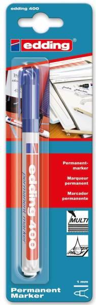 Immagine prodotto Edding 400 (Blu, 1 mm, 1 x)