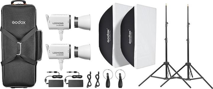 Produktbild Godox Litemons LA300Bi Bi color LED Video Light 2 light kit (Videoleuchte)