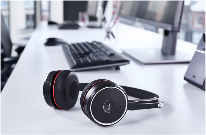 Image du produit Jabra Evolve 75 UC Duo (Sans fil, USB-A)