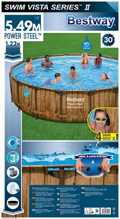 Actual product image Bestway Power Steel Swim Vista Set (Ø 549 x 122 cm)