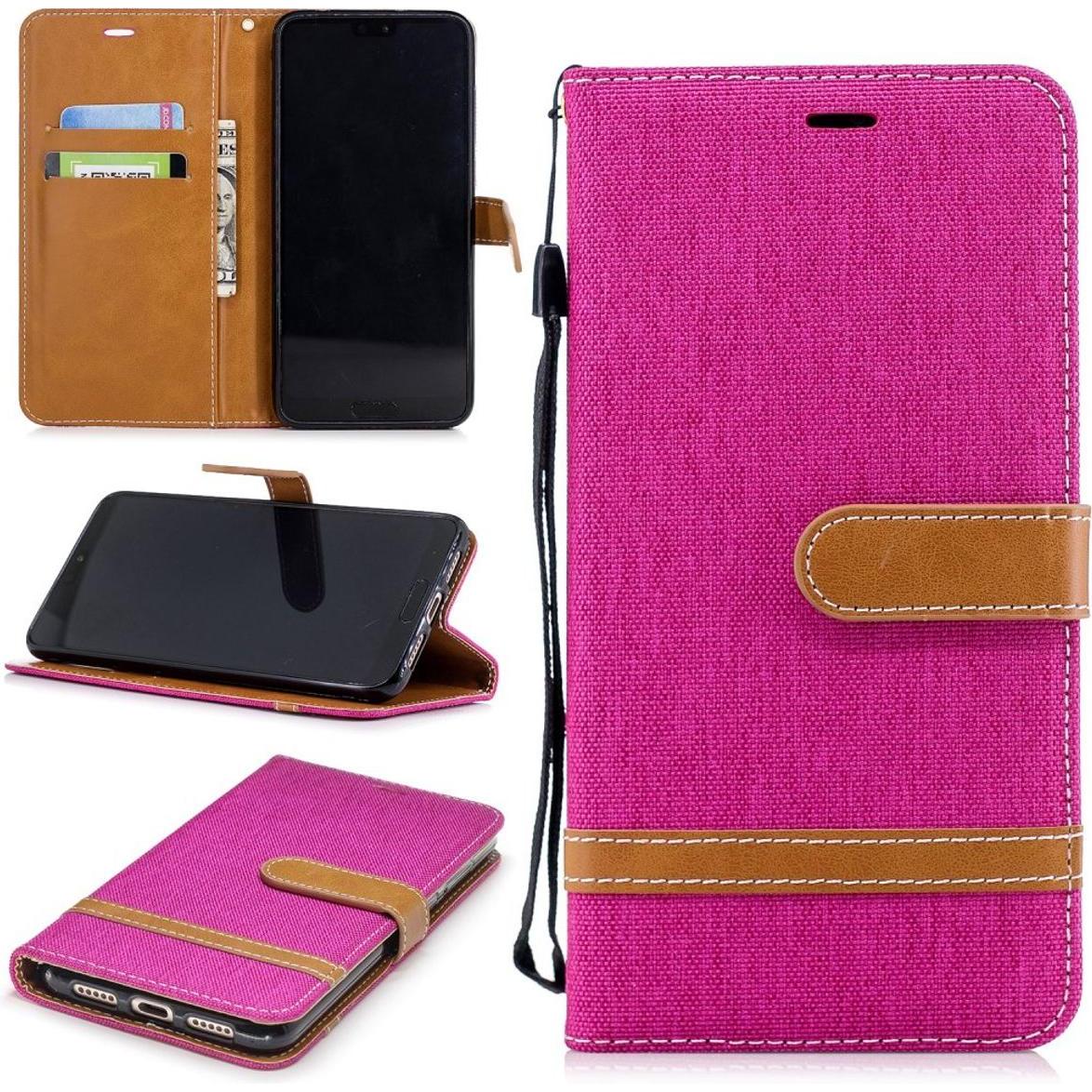 König Design Hülle Handy Schutz für Huawei P20 Pro Case Cover Tasche Wallet Etui Handyhülle (Huawei P20 Pro), Smartphone...
