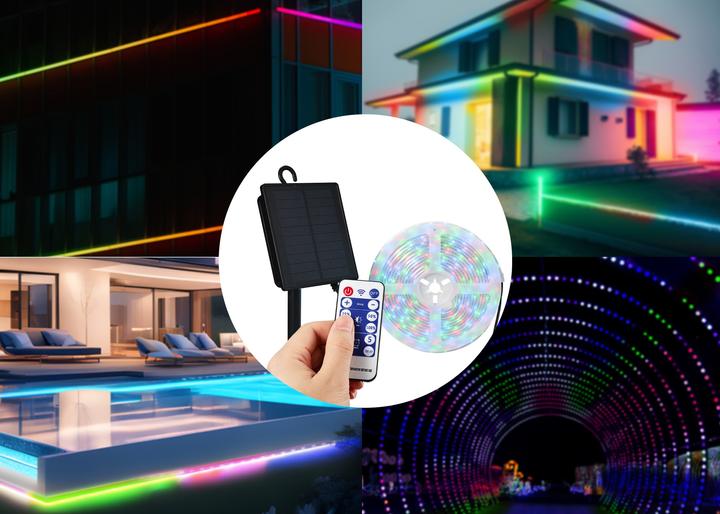 Produktbild Sygonix Solar-Lichtschlauch SY-5947266 LED 1.8 W RGB Transparent (IP44, IP67)