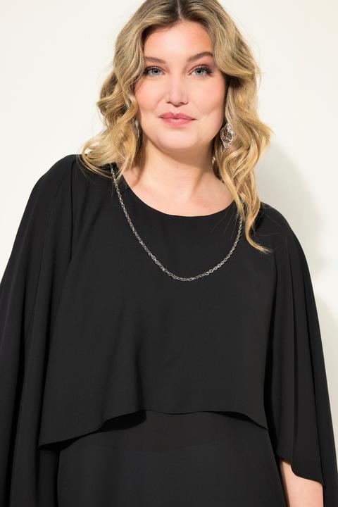 Produktbild Miamoda Bluse, Krepp, Schulter-Überwurf, abnehmbare Kette (44)