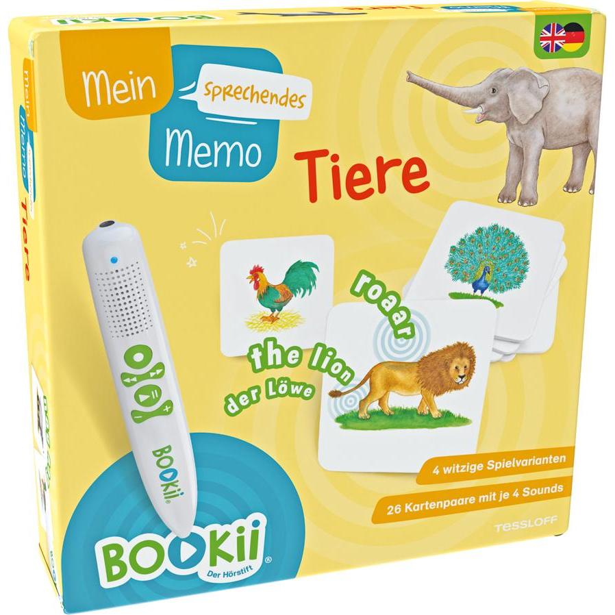 Tessloff BOOKii Mein sprechendes Memo Tiere (Deutsch)