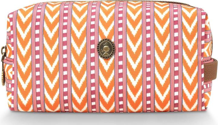 Produktbild PIP Studio Coco Kosmetiktasche medium Samba Stripe orange 21,5x10x10,5cm