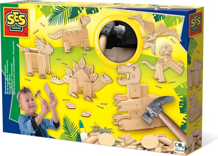 Image du produit Ses Kit de travail en bois Creative Dinosaure