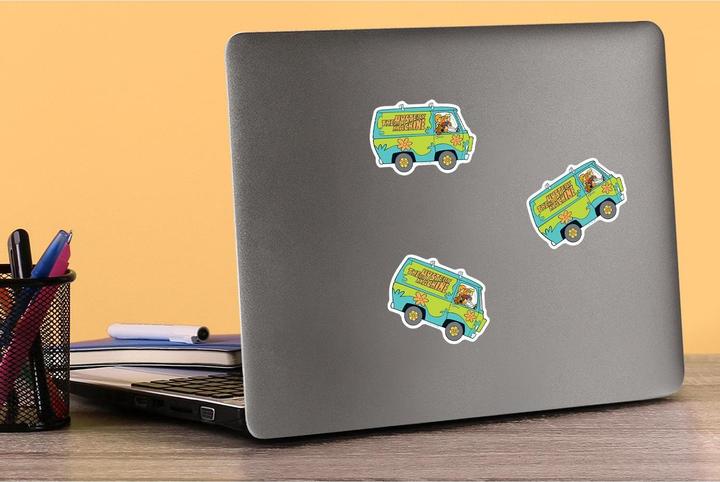 Produktbild Scooby Doo The Mystery Machine Aufkleber Deluxe 50erPack Vinyl