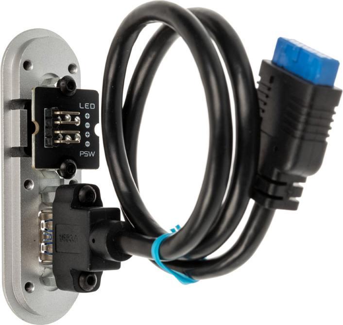 Actual product image Streacom I/O panel for DA2 - 1x USB 3.0 type A (0.40 m, USB 3.0)