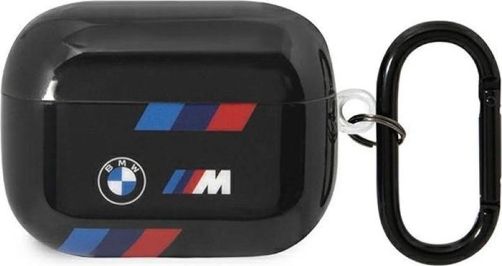 BMW BMAP222SOTK AirPods Pro 2 gen cover czarny/black Tricolor Stripes (Headphone sleeve)
