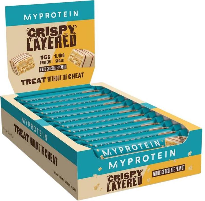 Produktbild MyProtein My Protein Crispy Layered Bar (12 X 58G) (1 Stk., 696 g)