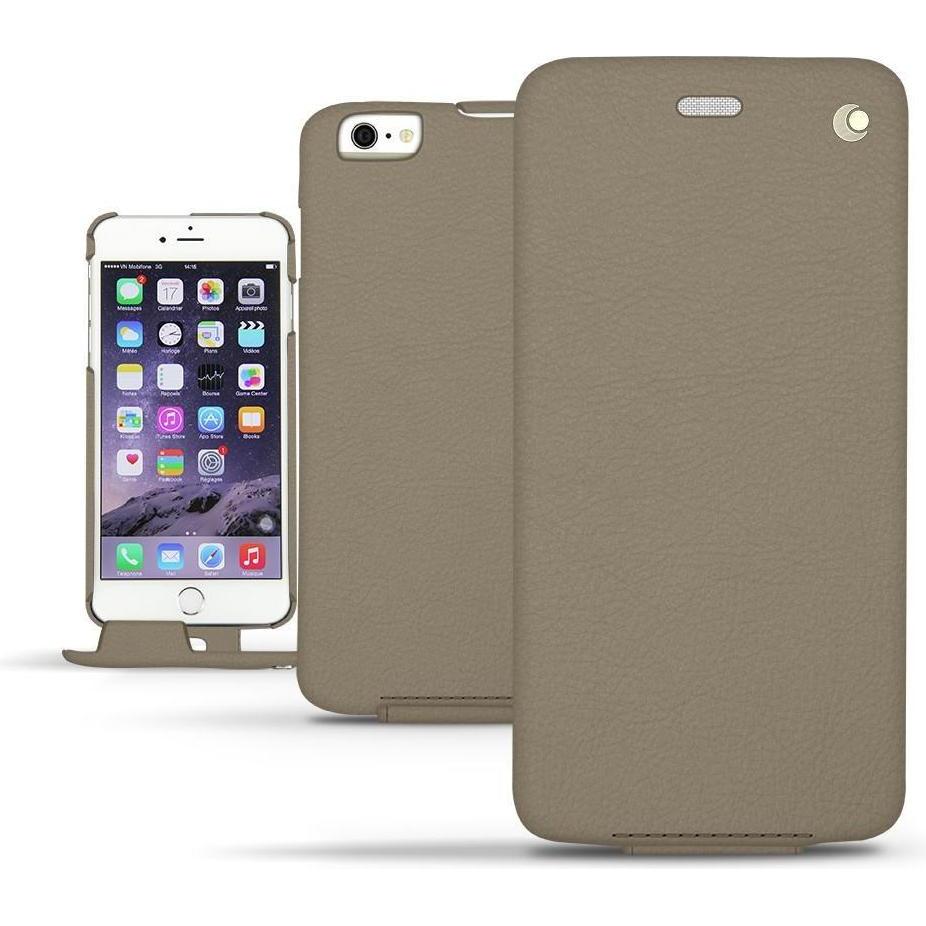 Noreve Lederschutzhülle vertikal (Apple iPhone 6s Plus), Smartphone Hülle, Beige