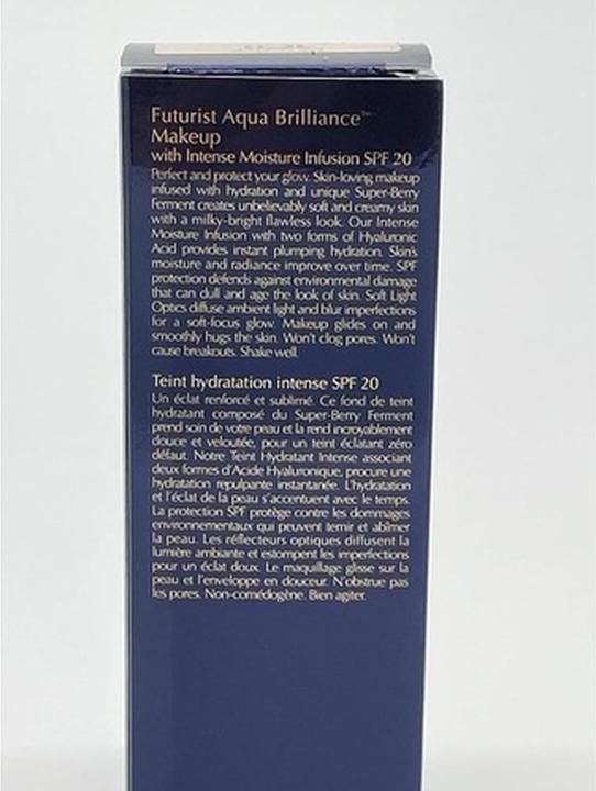 Actual product image Estée Lauder Futurist Aqua Brilliance (1C0 Cool Porcelain)