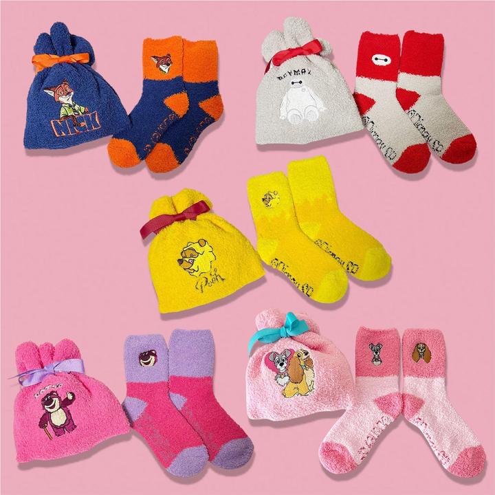 Produktbild Disney Baymax Logo Design Kuschelsocken mit Beutel (Einzelpack, 36 - 39)