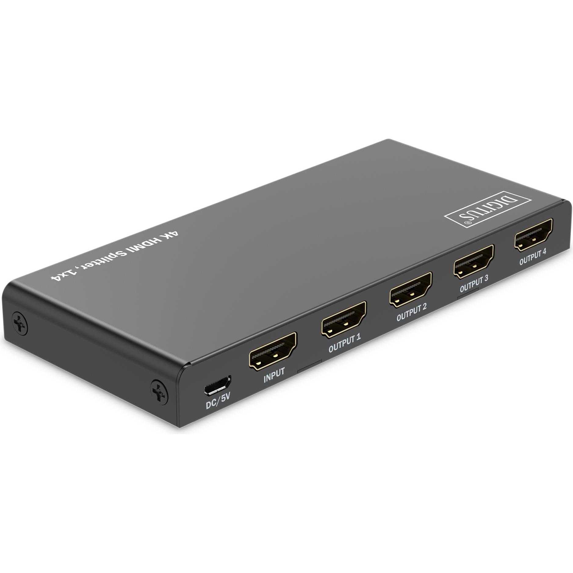 Thumbnail - Digitus 4K HDMI Splitter, 1x4, Switch Box