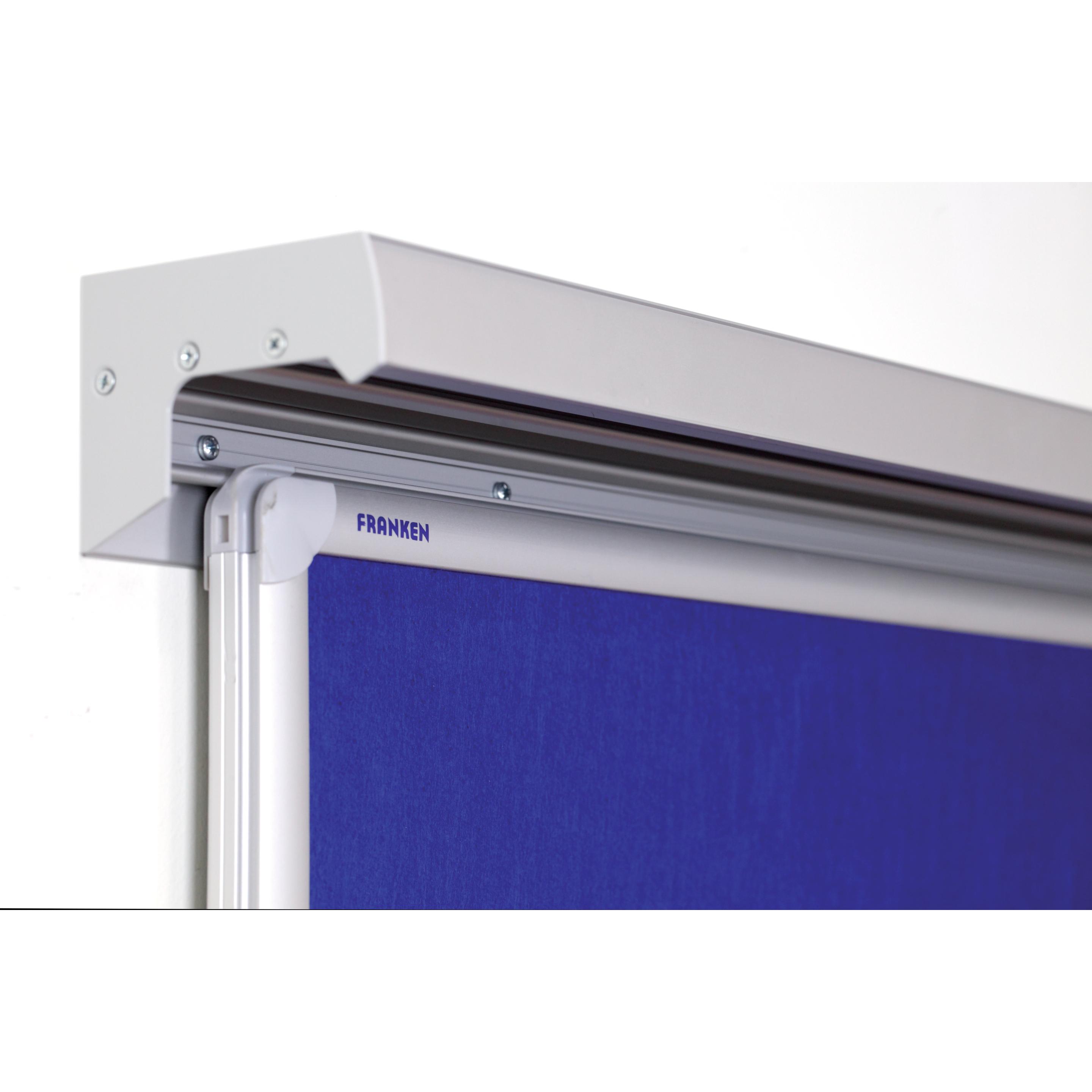 Franken, Präsentationstafel, Dreifachschiene für Tafelschienensystem PRO (300 x 80 cm)