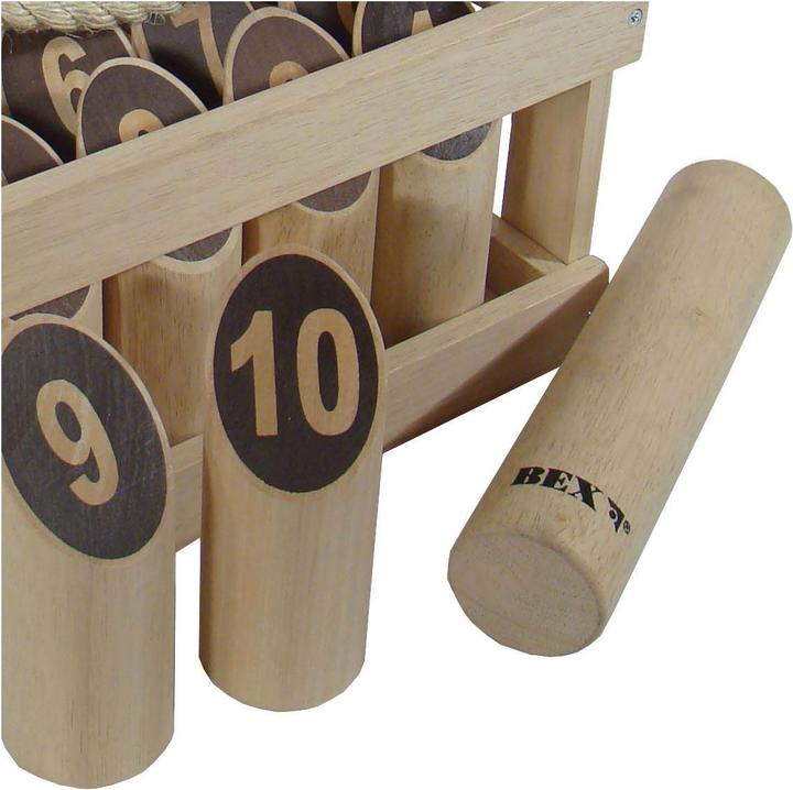 Immagine prodotto Bex Numero Kubb Originale in legno di gomma in scatola di legno
