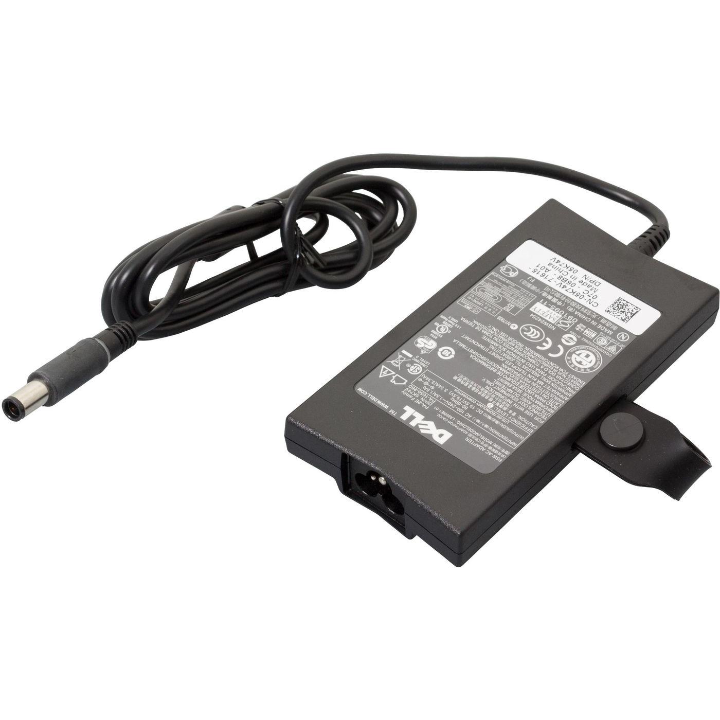 Dell AC Adapter, 65W, 19.5V, 3 (65 W), Notebook Netzteil, Schwarz