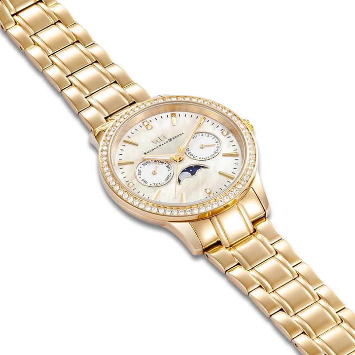 Immagine prodotto Multifunzioni Amidala in acciaio inossidabile e oro giallo - 34118 (Orologio da polso analogico, 38 mm)
