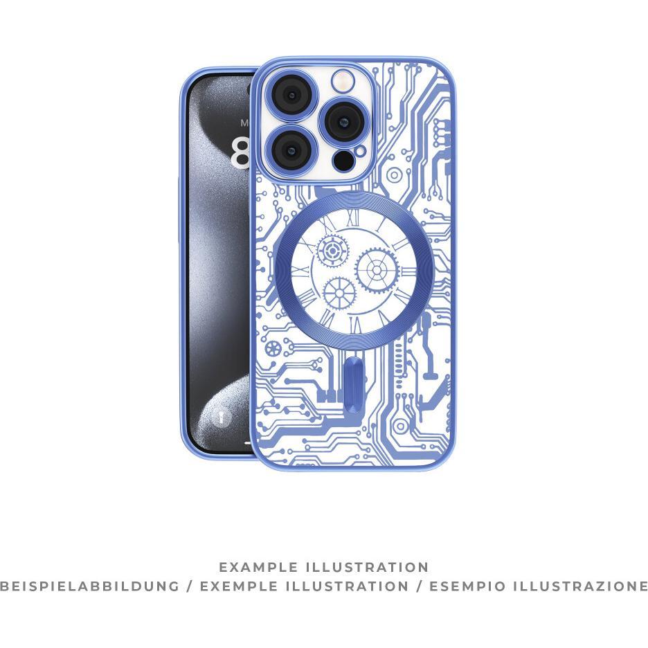 Thumbnail - prio elegante Handyhülle MAG für iPhone 16 (6,1 Zoll) blau (Apple iPhone 16), Smartphone Hülle, Blau
