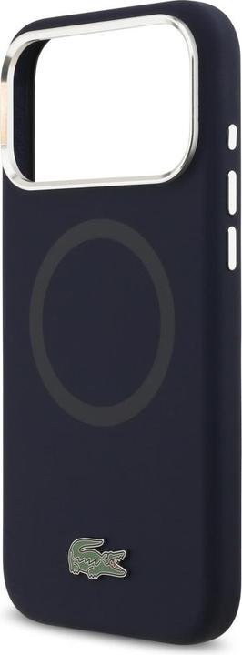 Produktbild Lacoste Case Silicone Metal Logo MagSafe for iPhone 17 Pro Max navy blue (Apple iPhone 17 Pro Max)