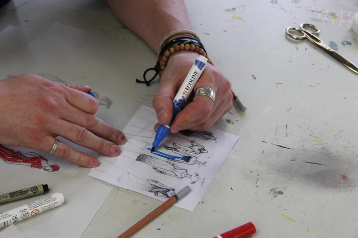 Immagine prodotto Talens Penna a pennello Ecoline (Blu viola, 1 x)