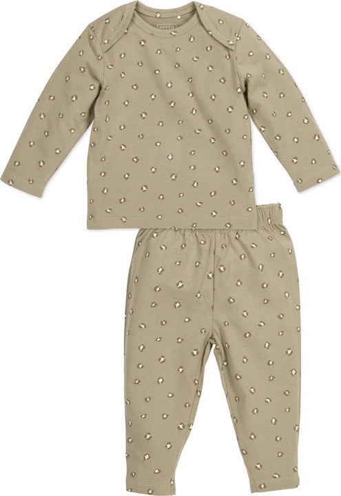 Meyco babypyjama Mini Panther sand mt 50/56 (50, 56)