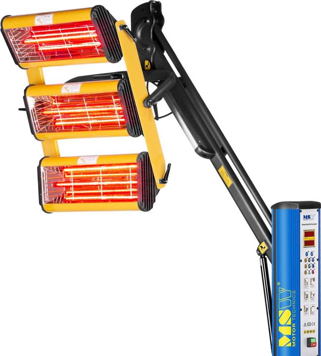 Produktbild MSW Lacktrockner Strahler Infrarotstrahler Heizstrahler Infrarot Lampe Auto 3300 W (3300 W)