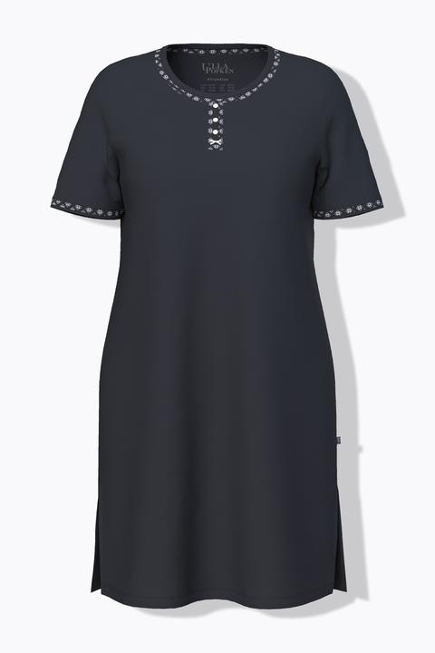 Produktbild Ulla Popken Bigshirts, 2er-Pack, Muster/uni, Rundhals, Halbarm (54)