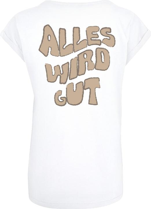 Produktbild Merchcode Ladies Alles Wird Gut Extended Shoulder Tee - 139233 (4XL)