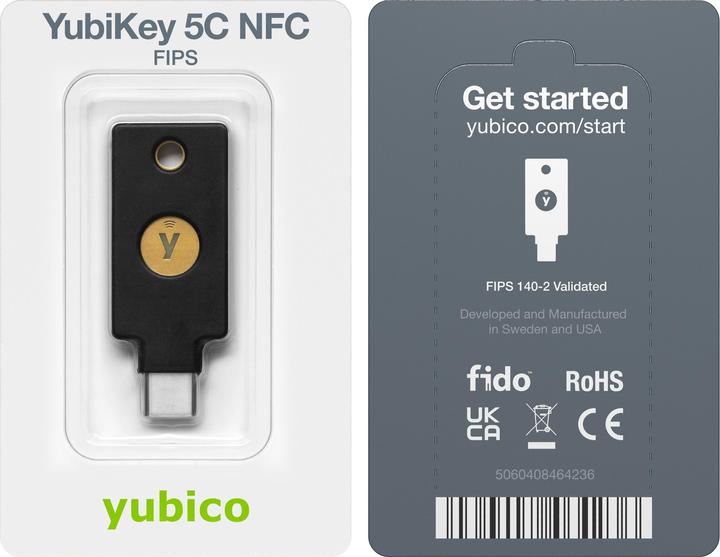 Image du produit Yubico YubiKey 5C NFC FIPS