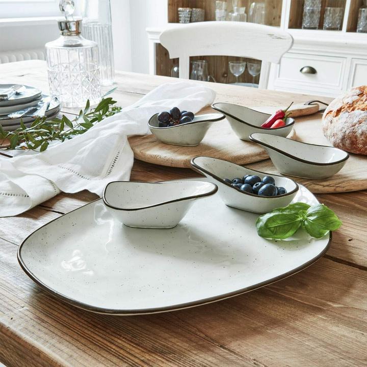 Produktbild Loberon Servierschälchen 6er Set Biarré grau