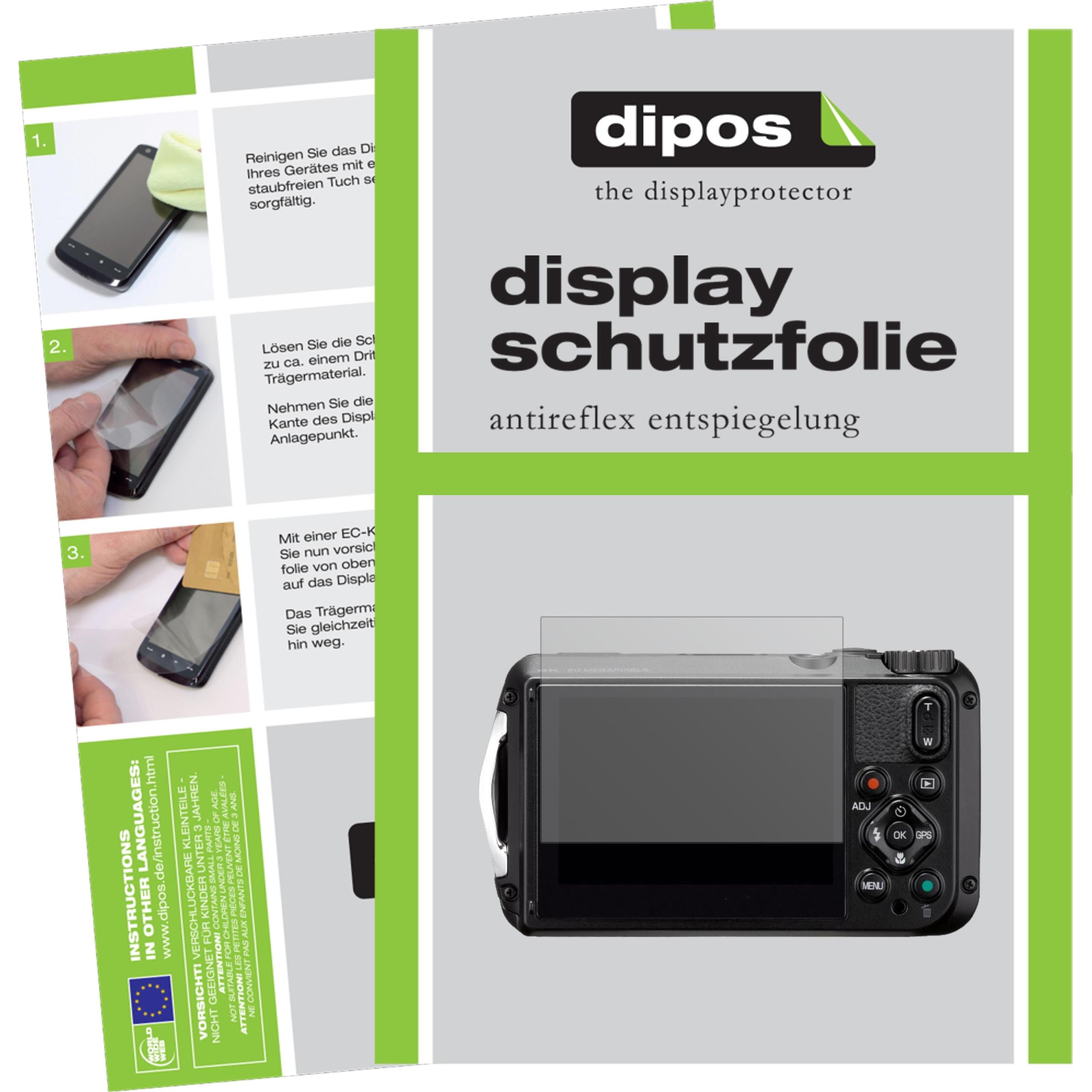 Dipos Displayschutzfolie Antireflex (Displayschutz, Ricoh WG-6), Kameraschutz, Transparent