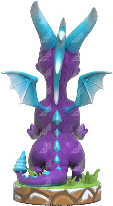 Actual product image Exquisite Gaming Ice Spyro Cable Guy (Xbox 360, Mac, PS4, Switch, PS5, Xbox One S, PC, Xbox Series X)