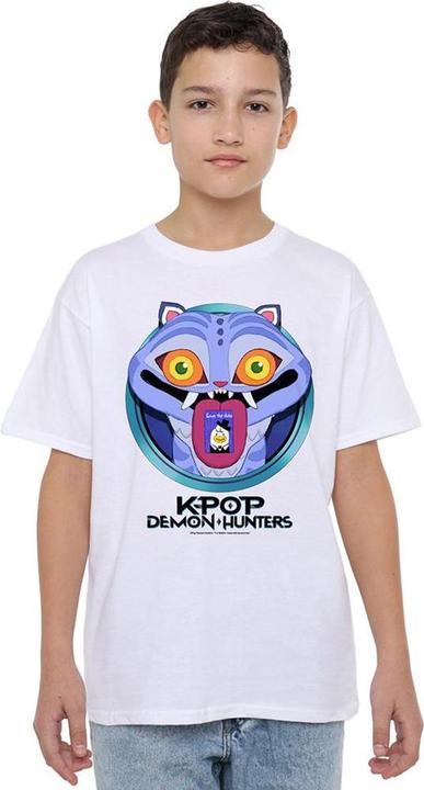 Immagine prodotto K-Pop Demon Hunters Save The Date Maglietta Derpy Tigre Cartone Animato Bambini (116)