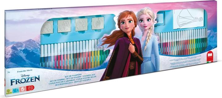 Actual product image Multiprint Stamp set Mega Coloring Frozen II including colouring set