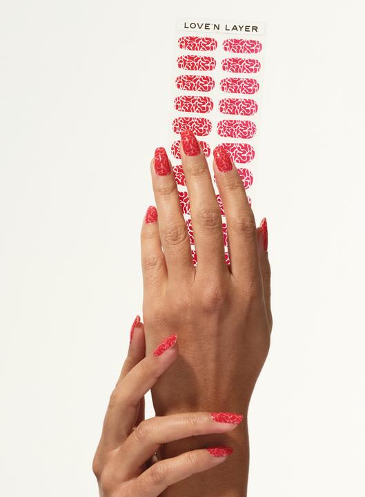 Actual product image Love'n Layer - LNL Lady Red (Nail enamel remover, LNL Lady Red)