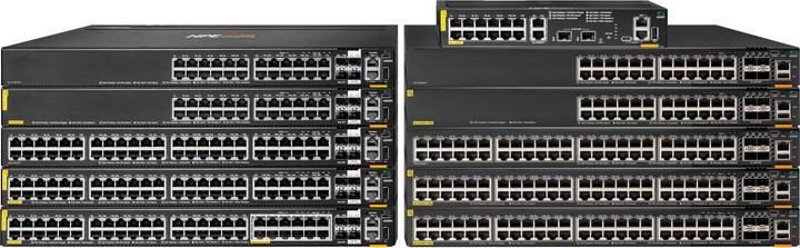 Actual product image Aruba 6200M 24G Class4 PoE 4SFP+ Switch (28 ports)