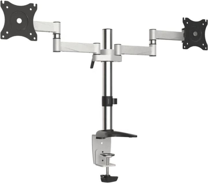 Maclean MC-714 - VESA Monitor/TV Holder, 13-27", silver, 2x 8 kg (Table, 27.01")