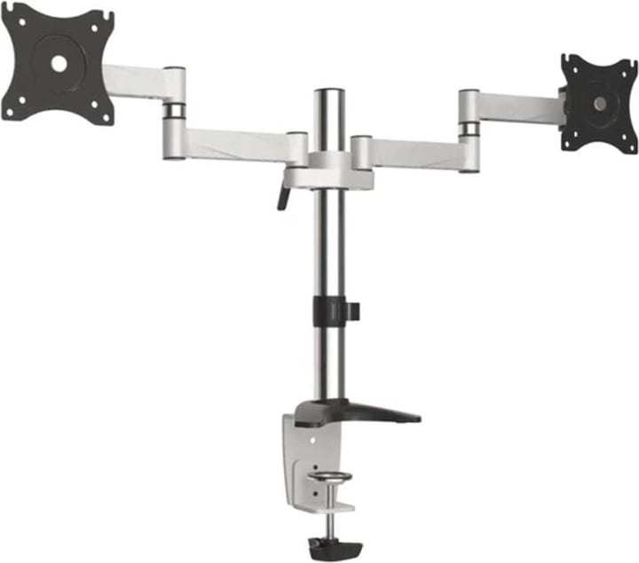 Produktbild Maclean MC-714 - VESA Monitor-/TV-Halter, 13-27", silber, 2x 8 kg (Tisch, 27.01")