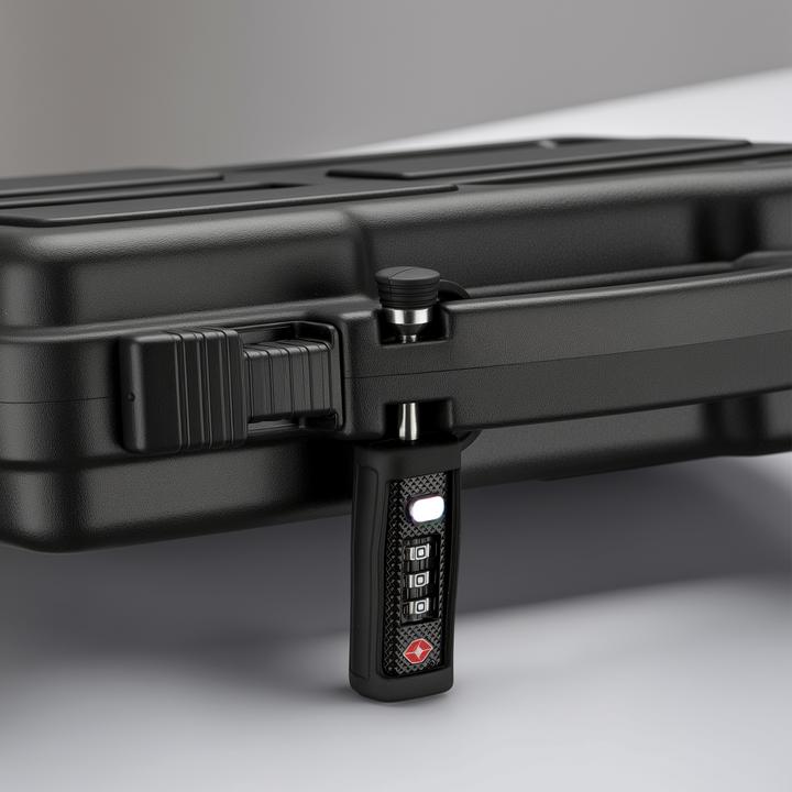 Immagine prodotto Wiltec Waffenkoffer Zahlenschloss Kofferschloss Gewehrkoffer Vorhängeschloss