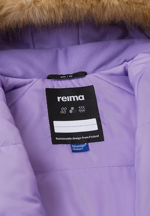 Actual product image Reima tec toddler snowsuit Lappi Lilac amethyst (98)